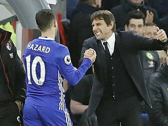 Eden Hazard contrasts Conte an...
